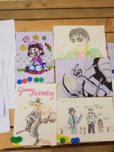 Art contest entries